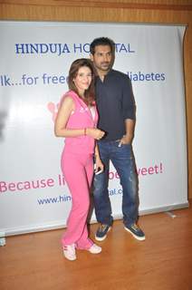 John Abraham, Raageshwari flag off ‘diabetic walk’