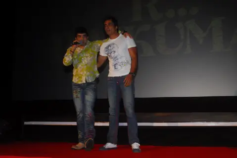 Sonakshi and Sonu Sood at R...Rajkumar 2nd Trailer Launch