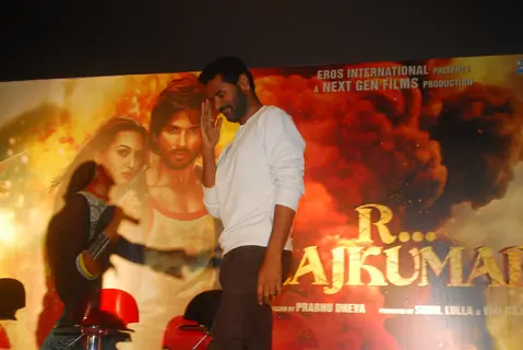 Sonakshi and Sonu Sood at R...Rajkumar 2nd Trailer Launch