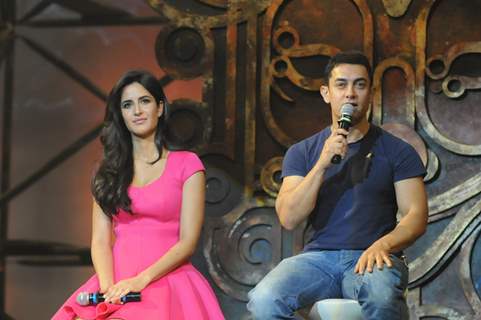 Aamir Khan and Katrina Kaif Unveil 'Dhoom Machale Dhoom' Song