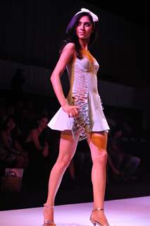 Sarah Jane Dias showstopper at the Signature International Fashion Week in Mumbai