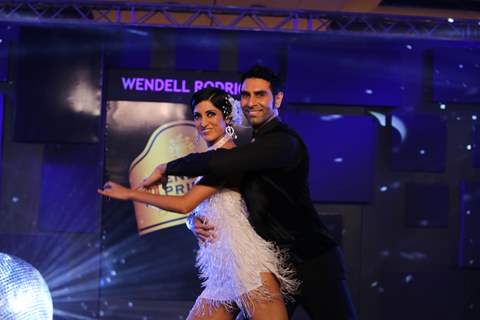 sandip Soparkar and Jessy Randhawa perform at the Blenders Pride Fashion Tour