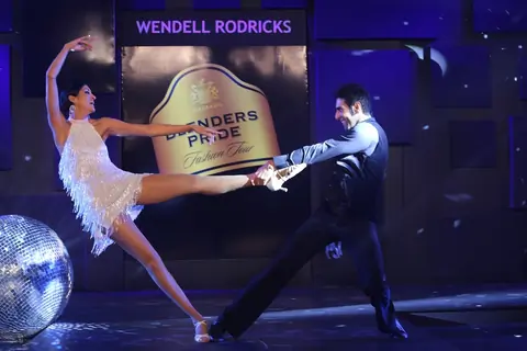 Sandip Soparkar and Jessy Randhawa perform at the Blenders Pride Fashion Tour