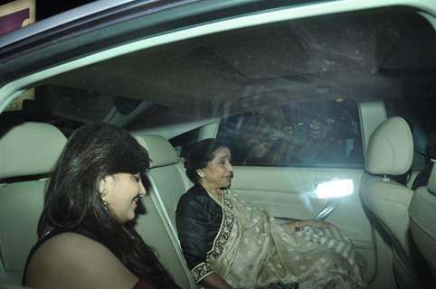 Asha Bhosle was seen at Sachin Tendulkar's Grand Party