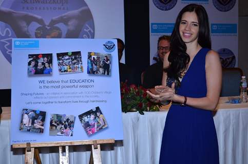 Kalki Koechlin at the announcement of Schwarzkopf Professional’s Shaping Futures initiative in Mumbai