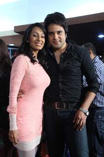 Kashmira and Krushna at the Country Club event