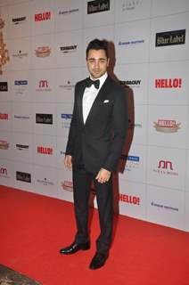 Imran Khan was at Hello Hall Of Fame Awards 2013