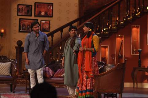 Saif during Bullet Raja's Promotions on Comedy Nights with Kapil