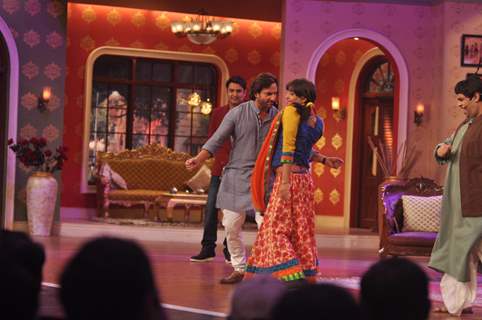 Saif during Bullet Raja's Promotions on Comedy Nights with Kapil