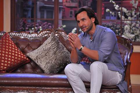 Saif during Bullet Raja's Promotions on Comedy Nights with Kapil