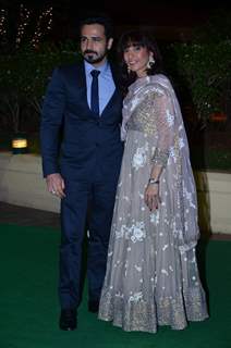 Mr. and Mrs. Emraan Hashmi at Vishesh Bhatt's Wedding Reception