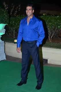 Akshay Kumar at Vishesh Bhatt's Wedding Reception