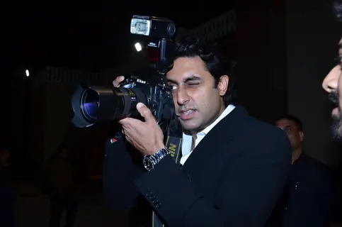 Abhishek Bachchan at Vishesh Bhatt's Wedding Reception