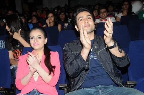 Ariana Ayam and Adhyayan Suman during the Promotions of the film - Heartless at the Jai Hind college