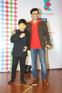 Sachin Pilgaonkar at the Save Electricity - Kids Compitition