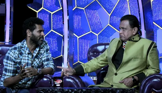 Prabhu Dheva on the sets of Dance India Dance promoting R... Rajkumar