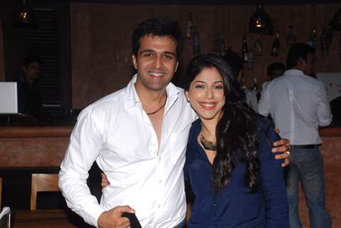 Addite Malik and Sachin Shroff at the Anniversary Party