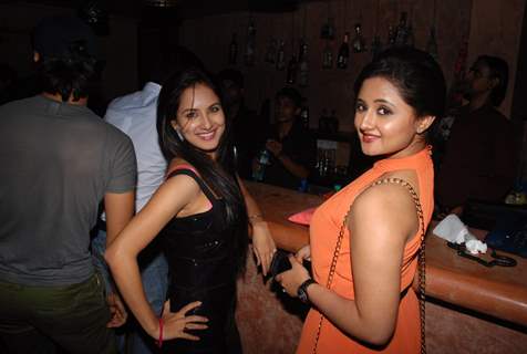 Pooja Bose and Rashmi Desai at the Anniversary Party