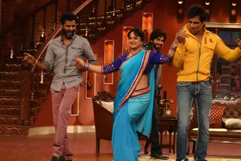 Pradhu Dheva, Upasana Singh and Sonu Sood perform on Comedy Nights with Kapil