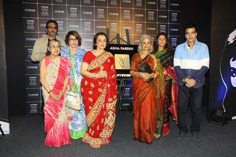 Yester year actors at Asha Parekh's hand imprint launch by UTV Stars