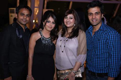 Vijay and Dolly Bhatter with Juhi and Sachin at India-Forums.com's 10th Anniversary Party