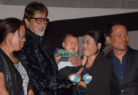 Amitabh Bachchan at Launch of the biography of boxer Mary Kom