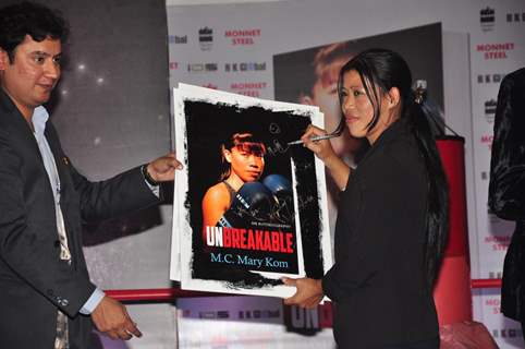 Launch of the biography of boxer Mary Kom