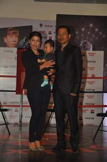 Mary Kom with her family at the launch