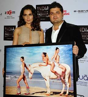 Unveiling of 'Indian Resort wear Fashion Calendar 2014'