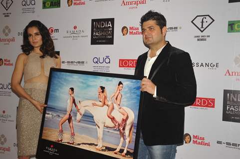 Unveiling of 'Indian Resort wear Fashion Calendar 2014'
