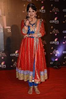 Upasana Singh was at the COLORS Golden Petal Awards 2013