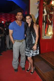 Suniel Shetty and Mana Shetty at the Launch of Store BANDRA 190