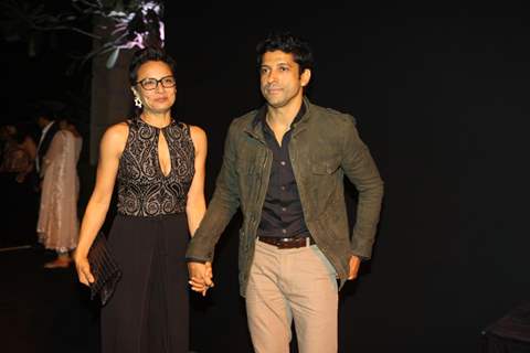 Adhuna and Farhan Akhtar at Deepika Padukone's party