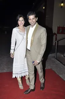 Karanvir Bohra and Teejay Sidhu at Amna Shariff's Wedding Reception