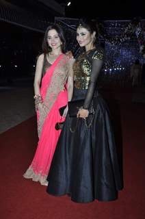Sanjeeda Shaikh and Mouni Roy were at Amna Shariff's Wedding Reception