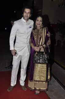 Aamir Ali at Amna Shariff's Wedding Reception