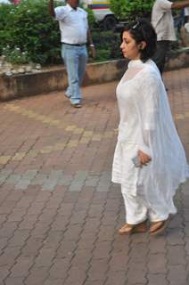 Divya Dutta at Farooq Shaikh's Condolence Meeting