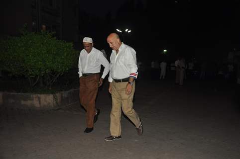 Anupam Kher was at Farooq Shaikh's Condolence Meeting