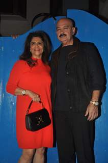 Mrs. & Mr. Rakesh Roshan were seen at Dabboo Ratnani's 2014 Calendar launch