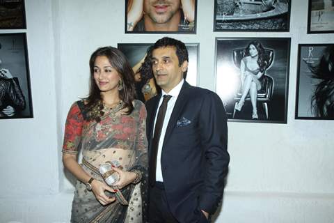 Gayatri Joshi and her husband were at Dabboo Ratnani's 2014 Calendar launch