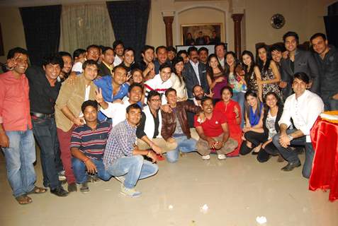 The cast and crew of Aur Pyar Ho Gaya at the party
