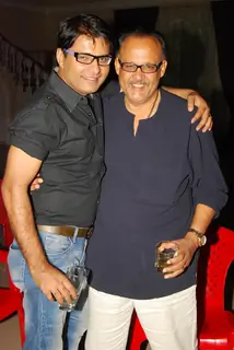 Navin Saini and Alok Nath at the get together for Aur Pyar Ho Gaya
