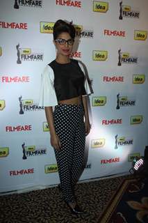 Priyanka Chopra was at the Press conference of the 59th Idea Filmfare Awards 2013