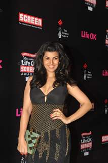 Nimrat Kaur was seen at the 'Life Ok Screen Awards' Nomination Party