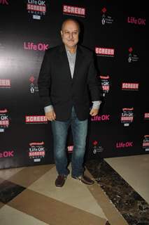 Anupam Kher was seen at the 'Life Ok Screen Awards' Nomination Party