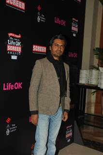 Nawazuddin Siddiqui was at the 'Life Ok Screen Awards' Nomination Party