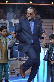 Sachin Khedekar performs at the Launch of ETV Marathi game show Kon Hoeel Marathi Crorepati Season 2