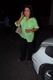 Farah Khan was seen at Farhan Akhtar's Party