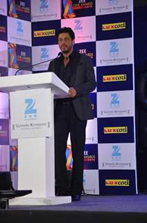 Shahrukh Khan at the Press conference to announce Zee Cine Awards 2014