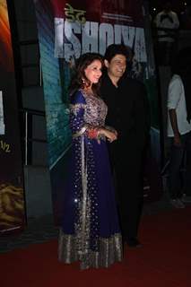 Madhuri Dixit Nene and Dr. Nene was at the Premier of 'Dedh Ishqiya'